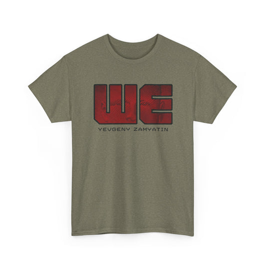 dystopian novel we by yevgeny zamyatin alternate book cover tshirt