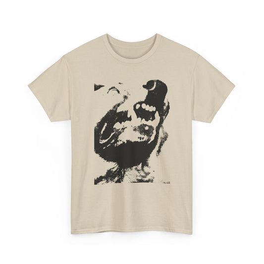 angry dog snarling tshirt