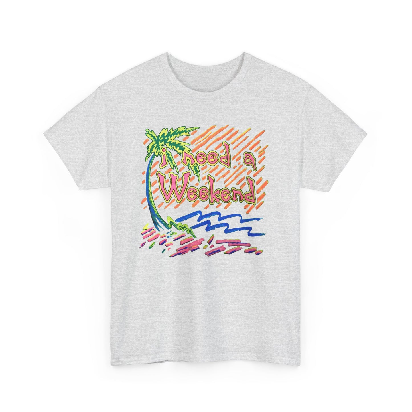 vintage 90s i need a weekend graphic custom reproduction tshirt