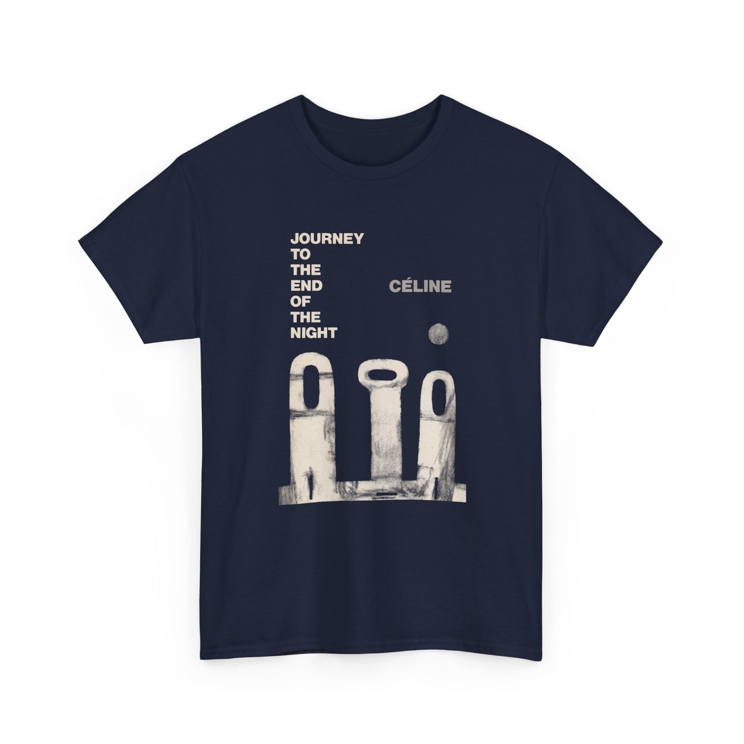 louis-ferdinand celine 1932 journey to the end of the night book cover tshirt