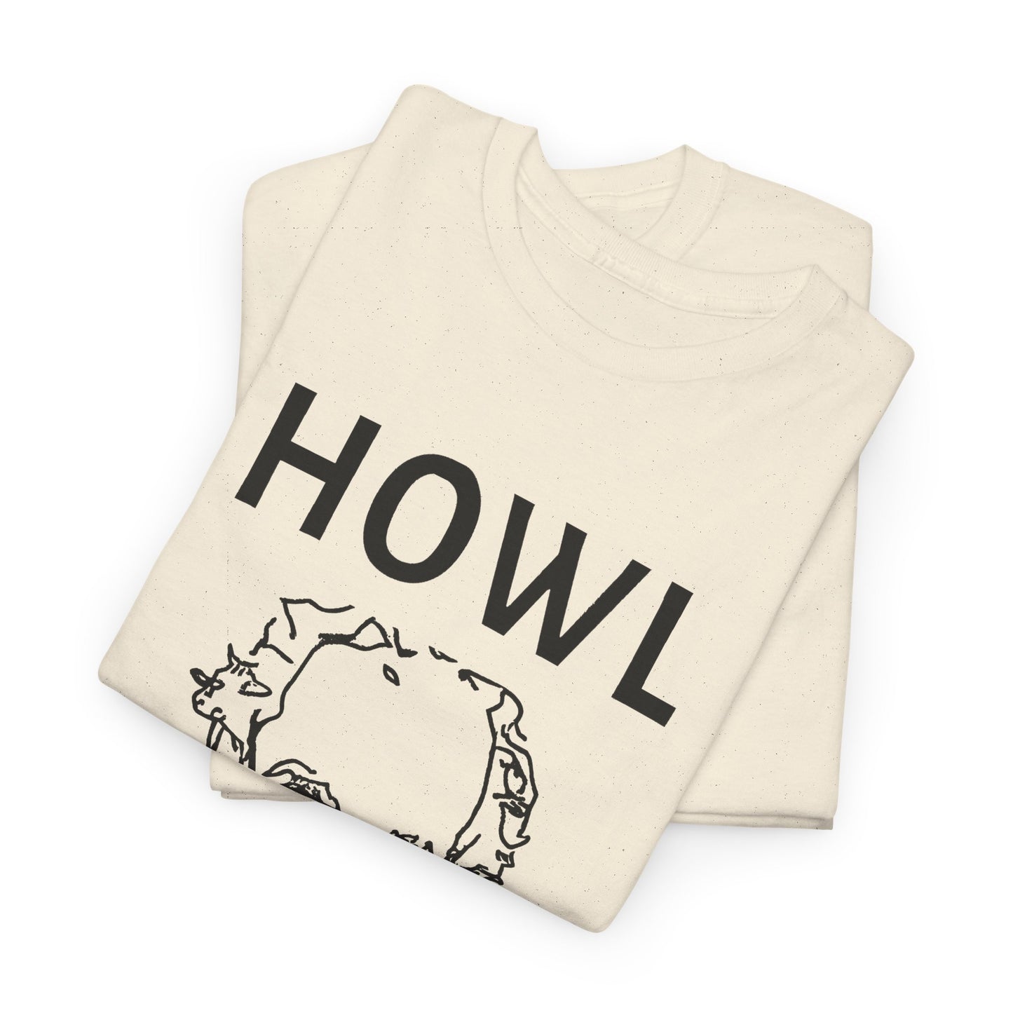 1956 book cover for howl by allen ginsberg custom edit tshirt