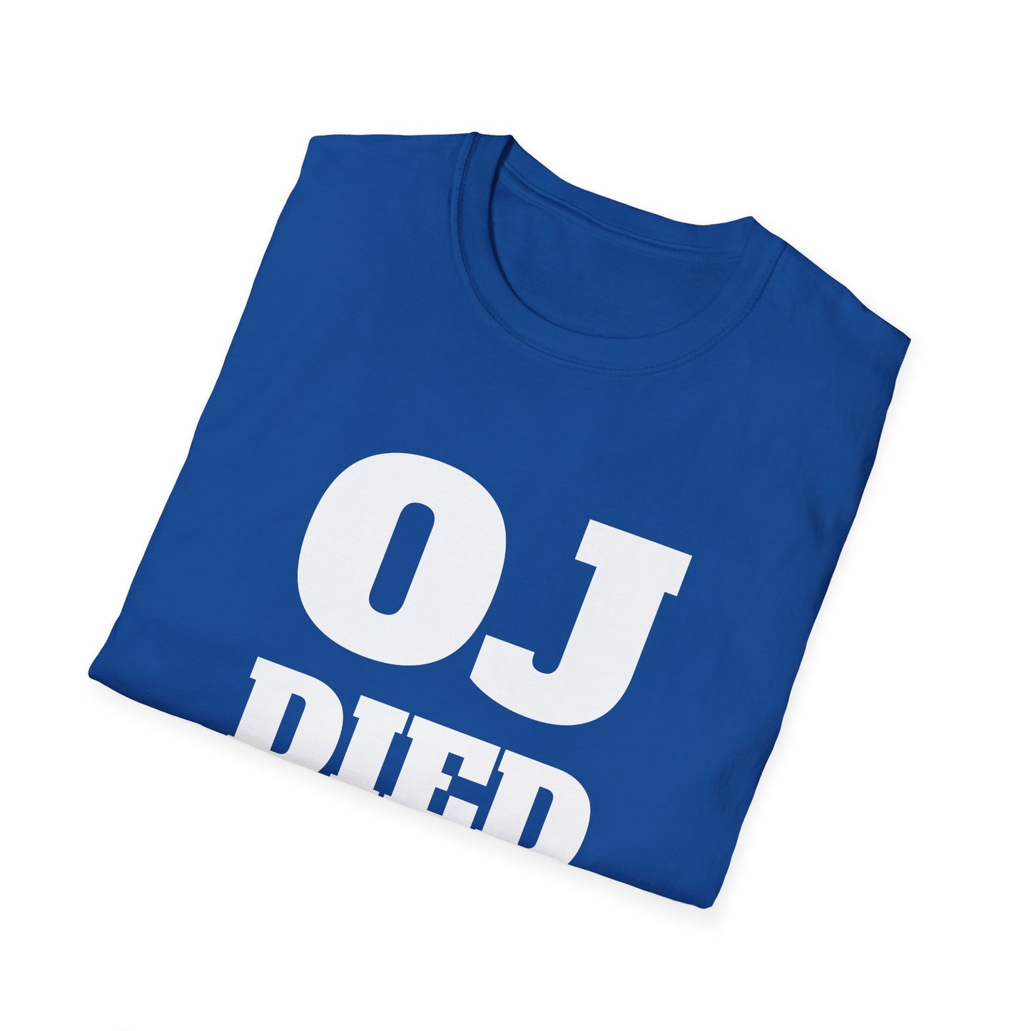 oj died with oj's glove on the back oj simpson tshirt
