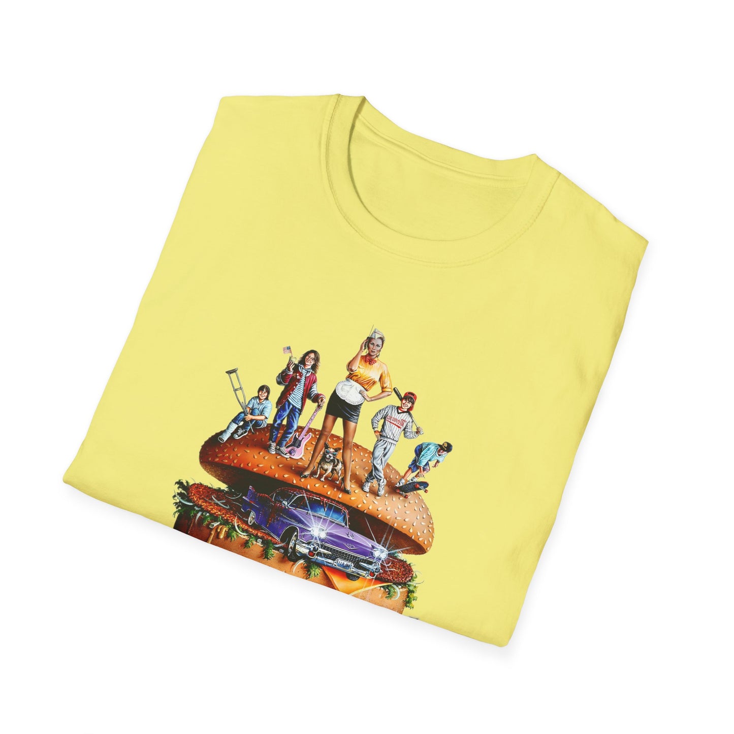 1991 movie don't tell mom the babysitter's dead german movie poster fast food family tshirt