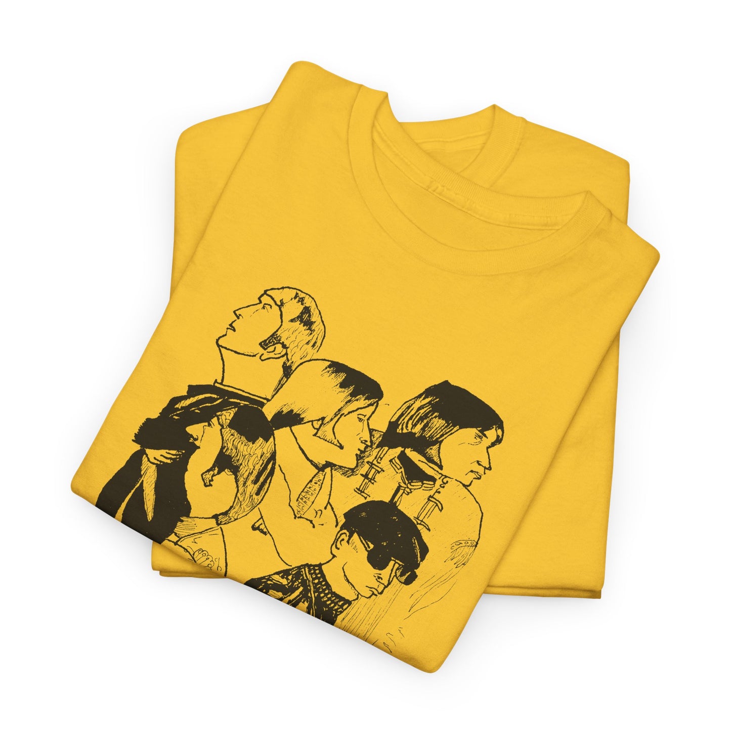 original drawing buffalo springfield fan art tshirt