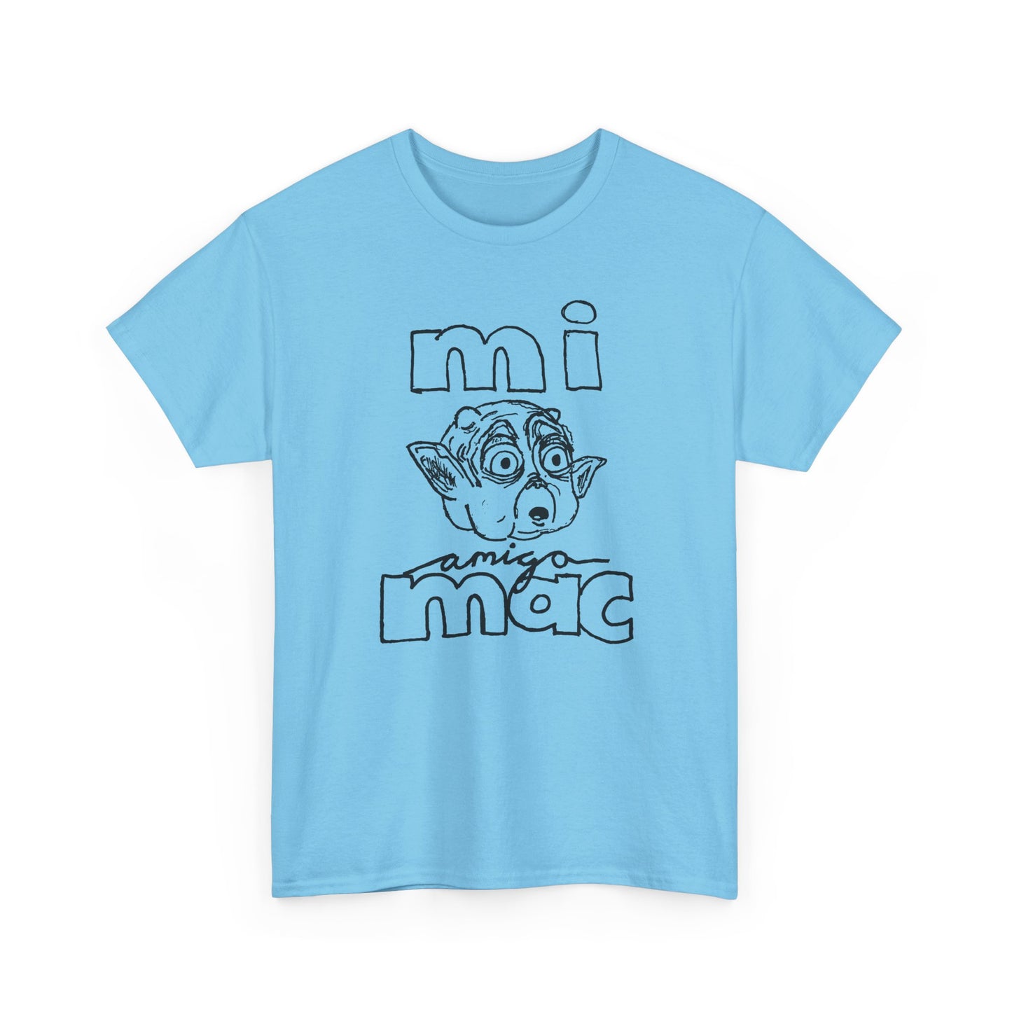 original drawing spanish 1988 mac and me mi amigo mac weird fan art no color tshirt