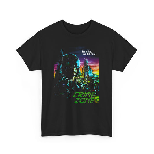 1989 action sci-fi crime zone movie poster tshirt