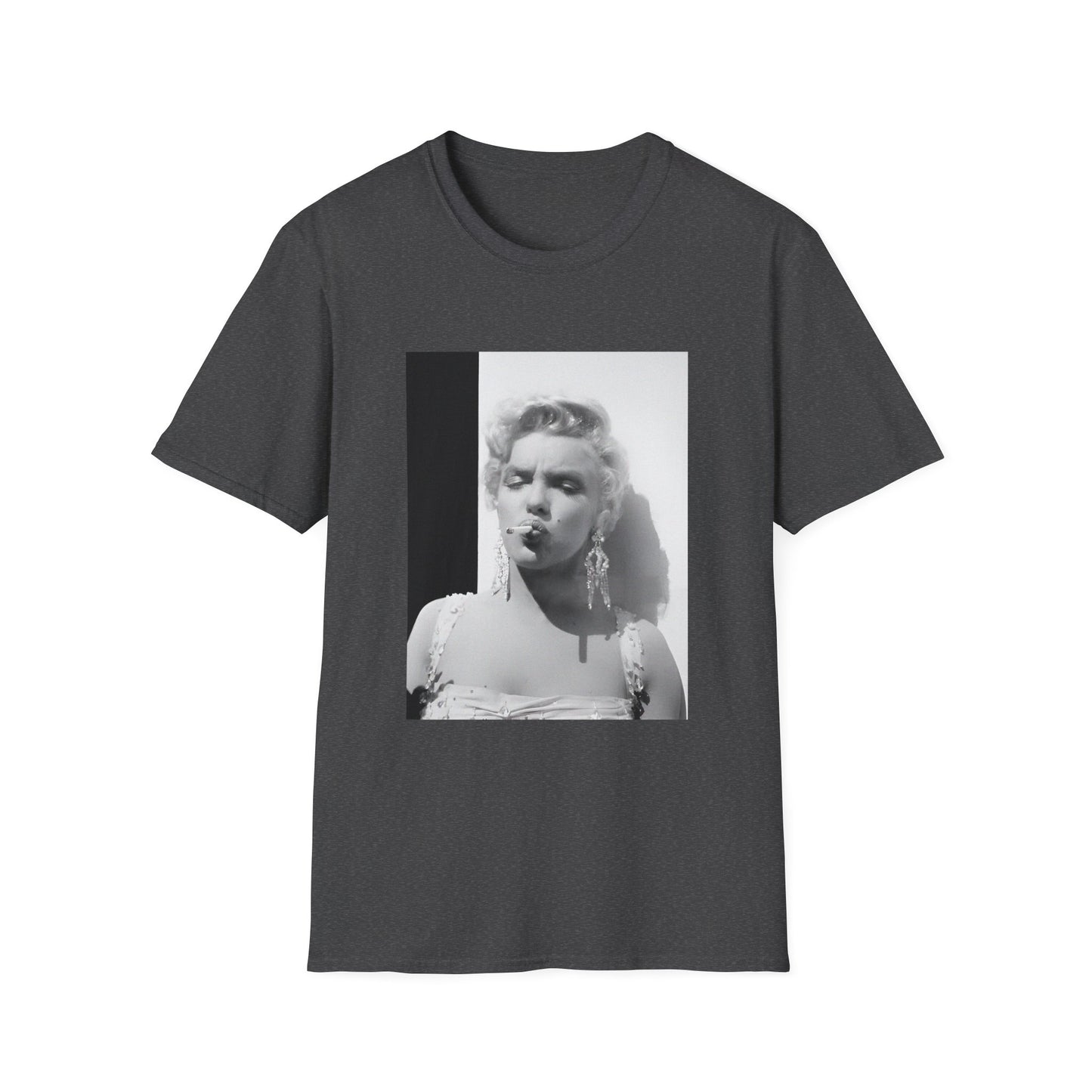 marilyn monroe smoking a cigarette tshirt