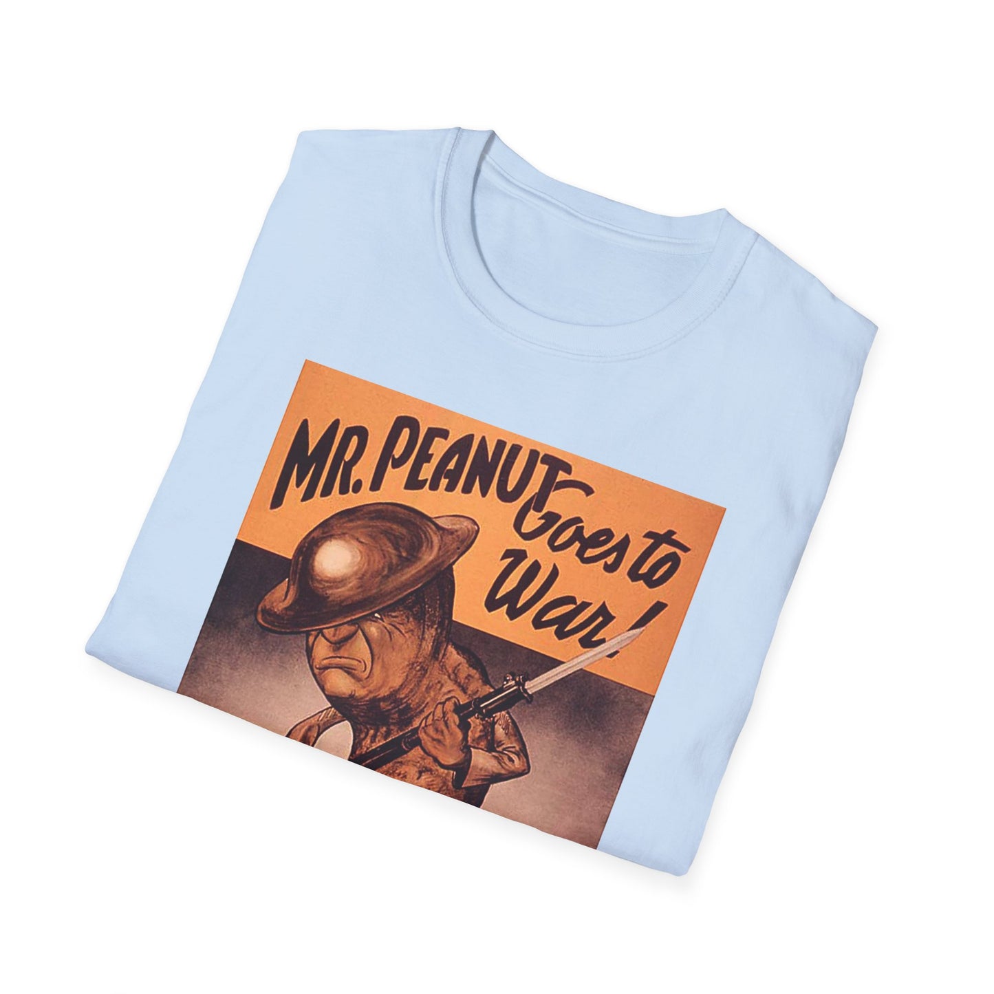 1942 mr. peanut goes to war tshirt from the united states department of agriculture war boards