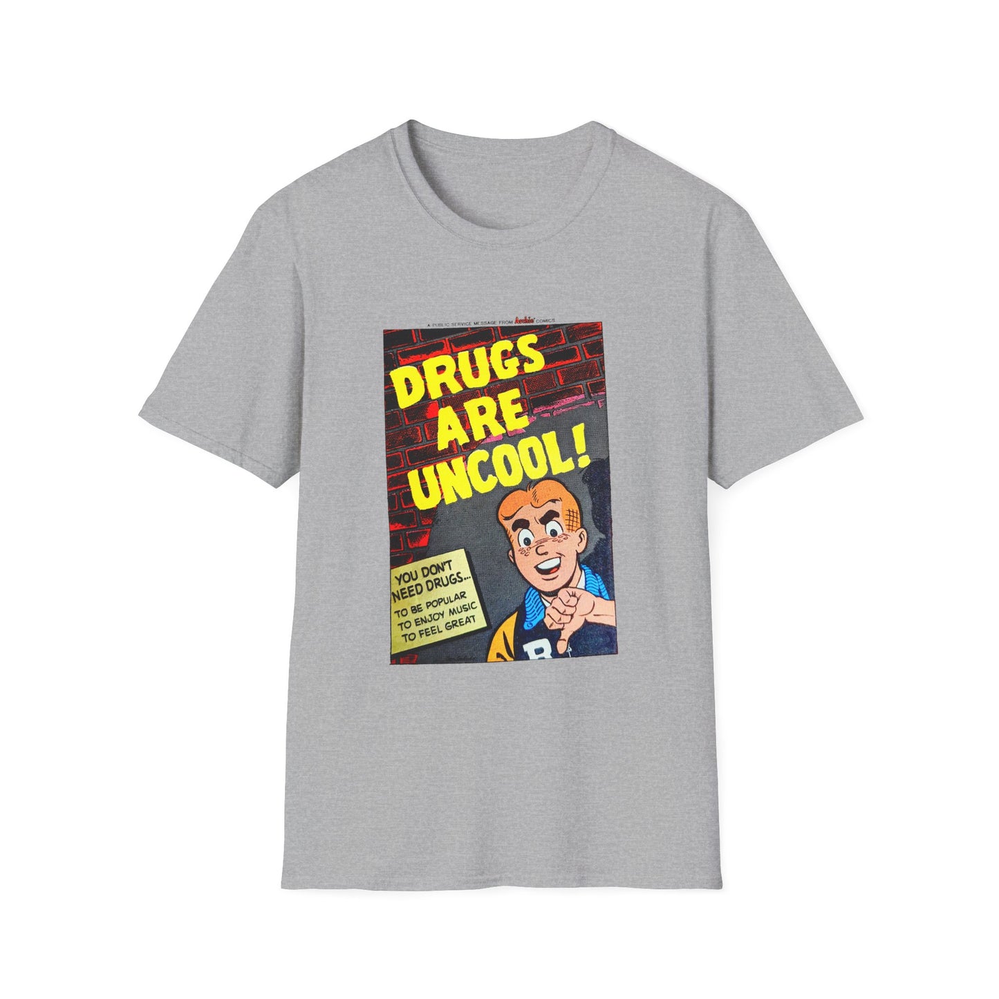 archie comics drugs are uncool tshirt