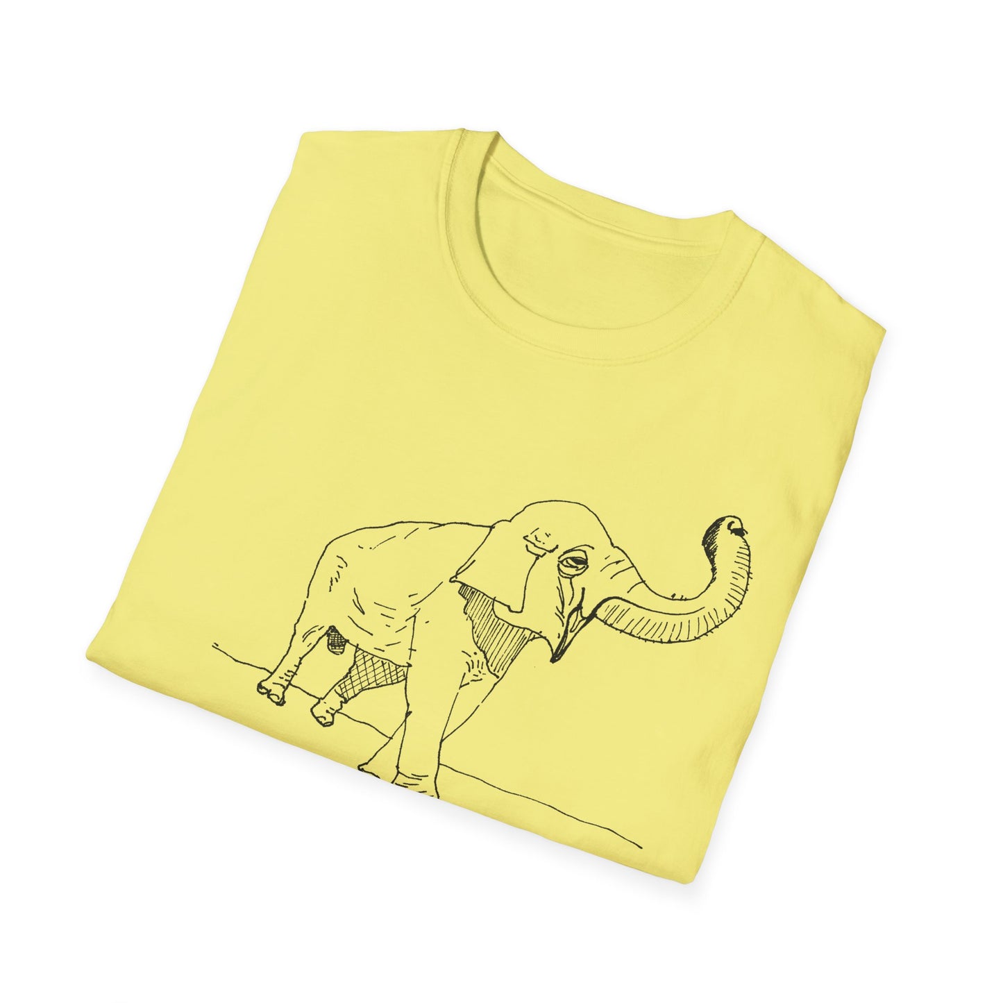 original drawing elephant kicks heroin habit reference to xiguang the elephant tshirt