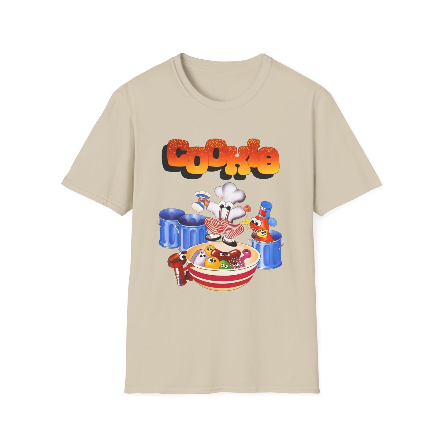 1983 zx spectrum video game cookie tshirt