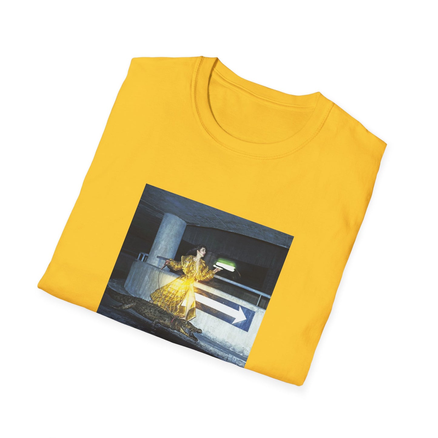 kate bush walking a crocodile in fong leng through the barbican car park tshirt