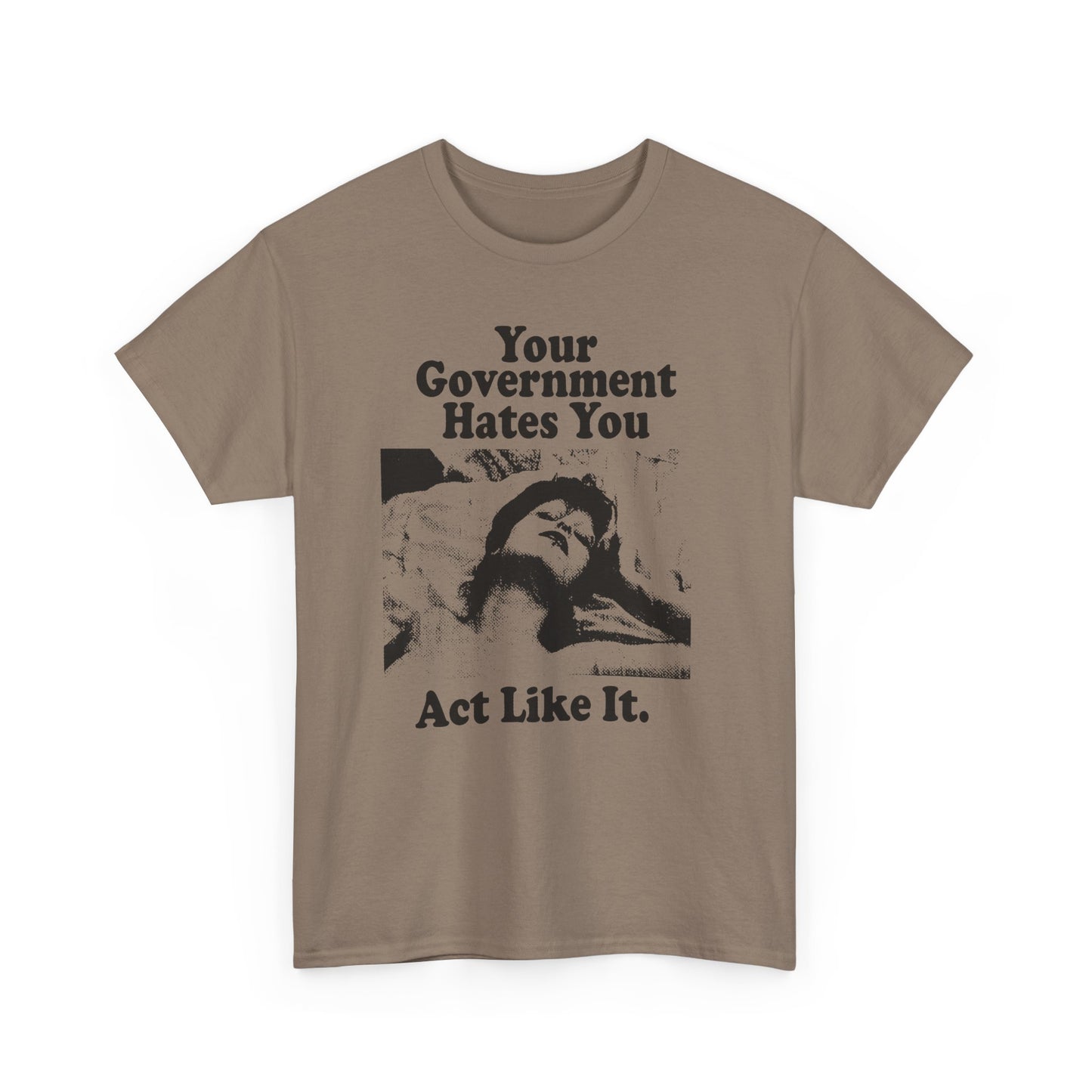 vintage playboy graphic your government hates you act like it reproduction tshirt