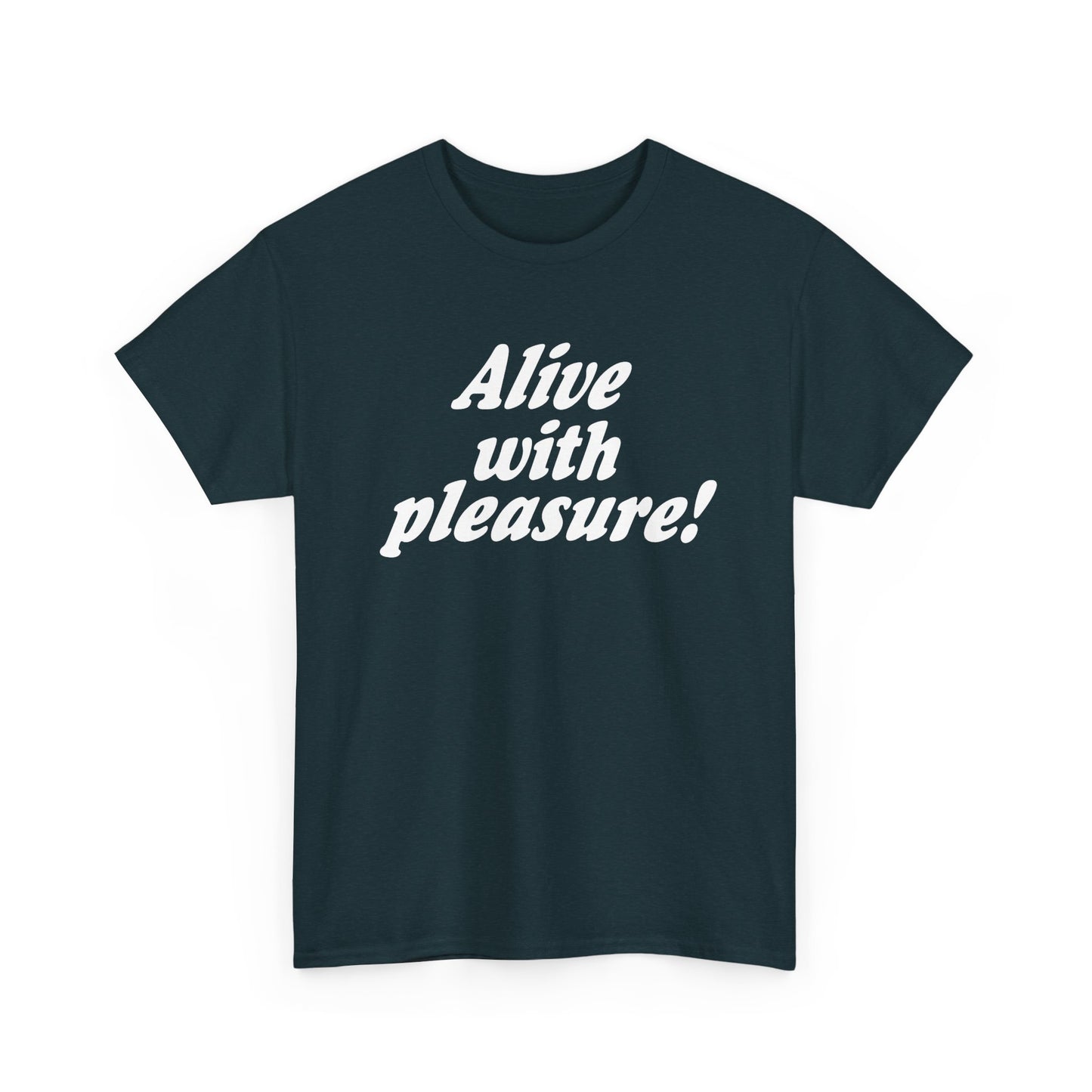 1970s vintage newport cigarette ad alive with pleasure white variant reproduction tshirt