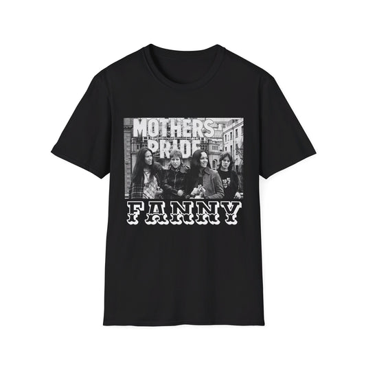 1970s rock n roll band FANNY on a tshirt