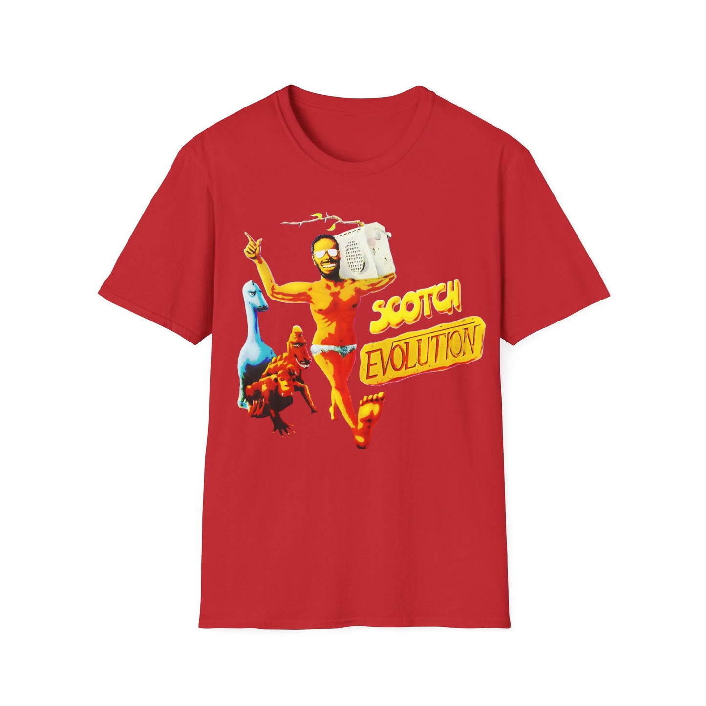 scotch evolution italo disco fan art tshirt