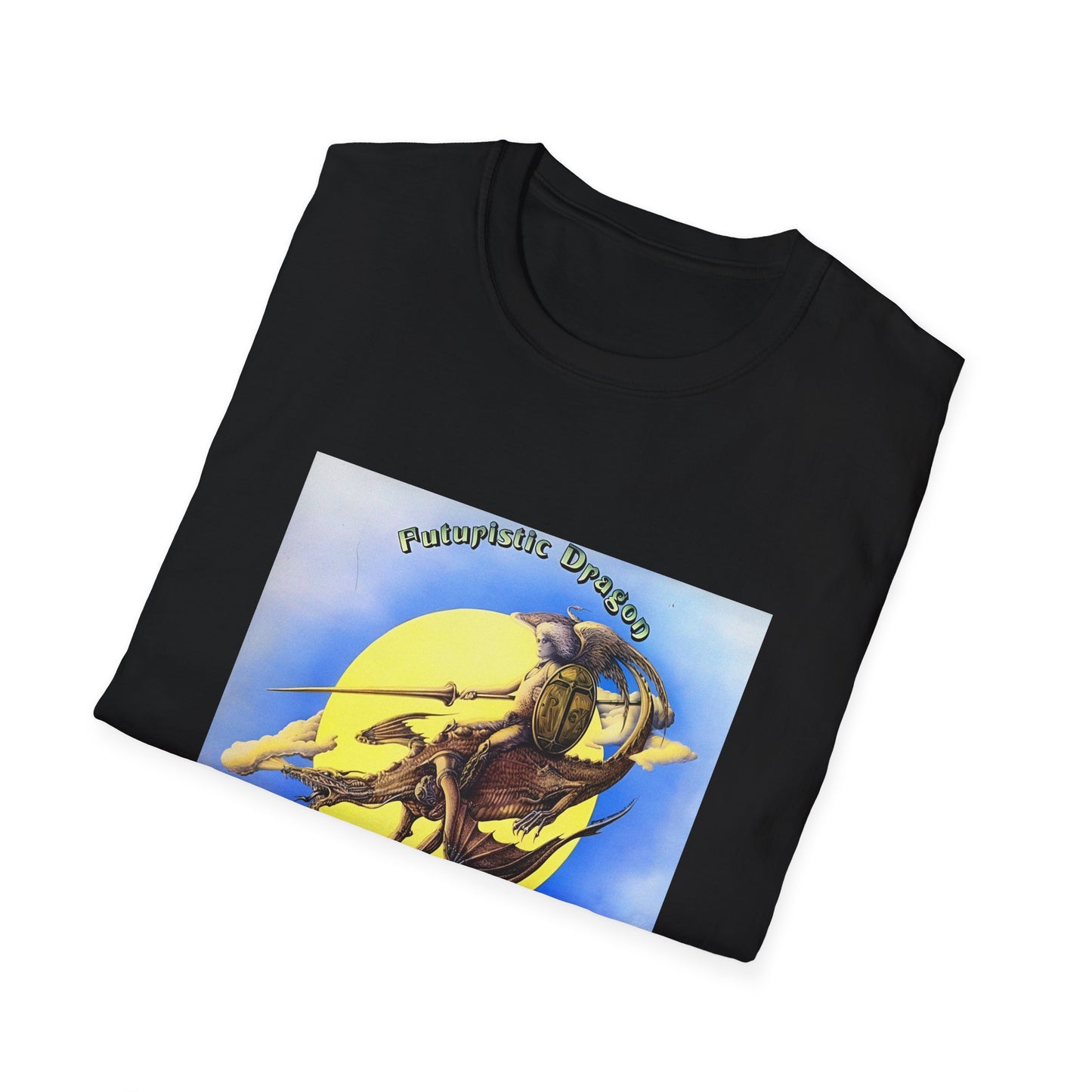t. rex 1976 futuristic dragon album tshirt