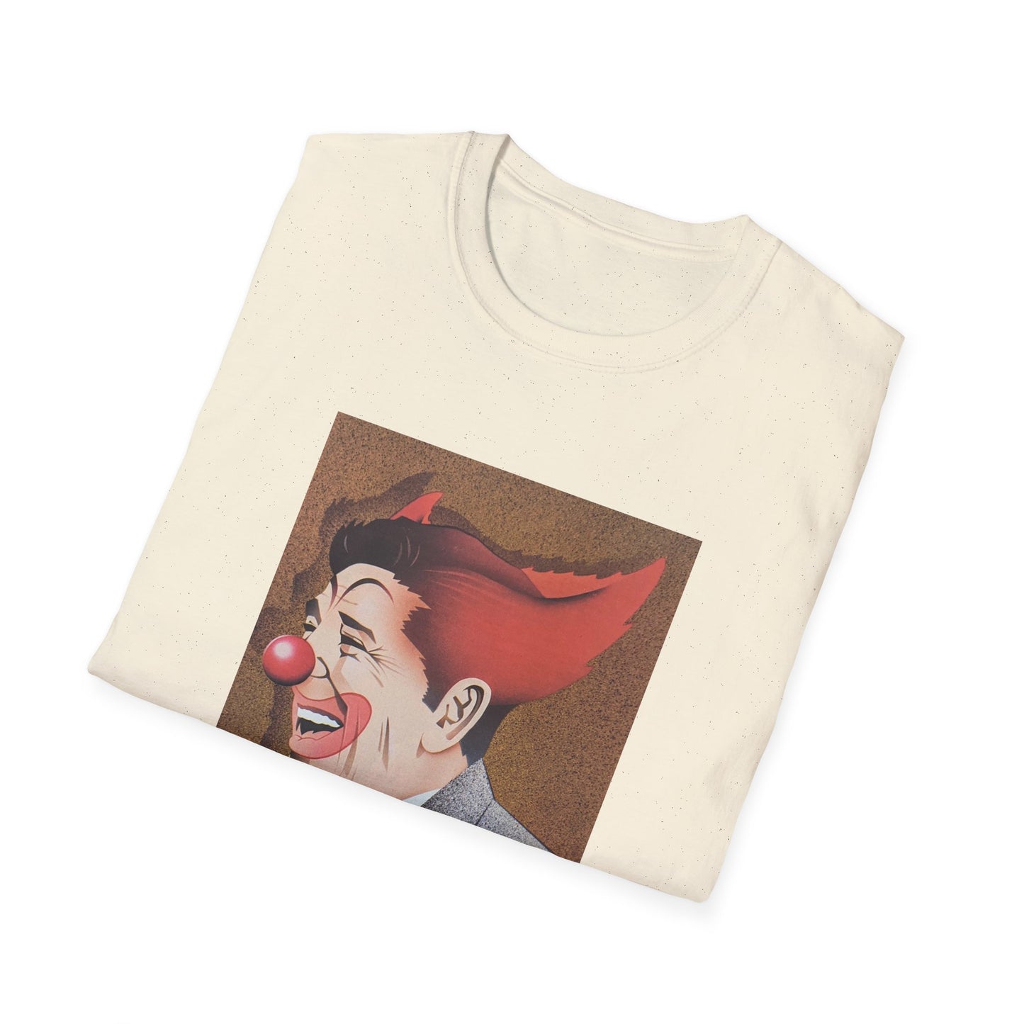 ronald reagan 40th us president clown tshirt