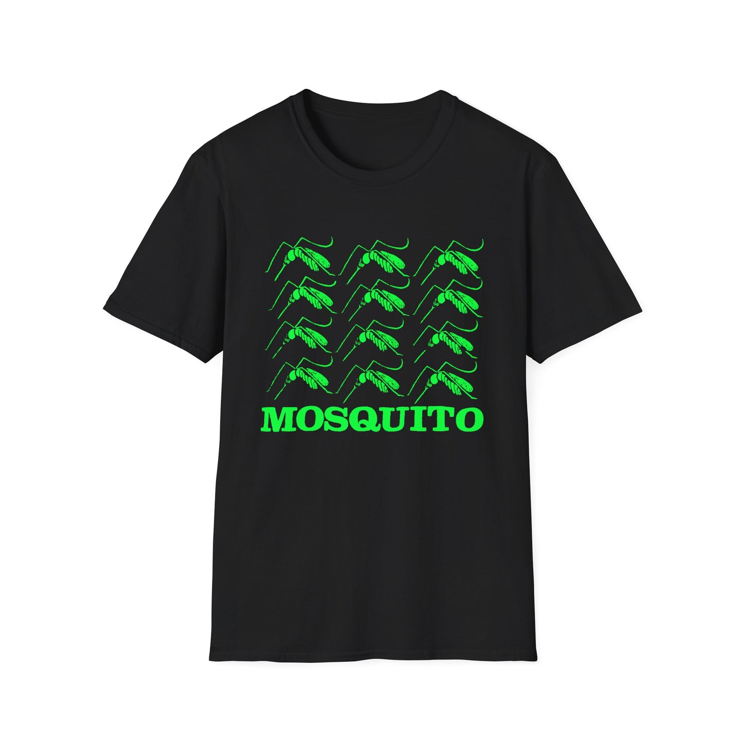 mosquito reproduction green design tshirt