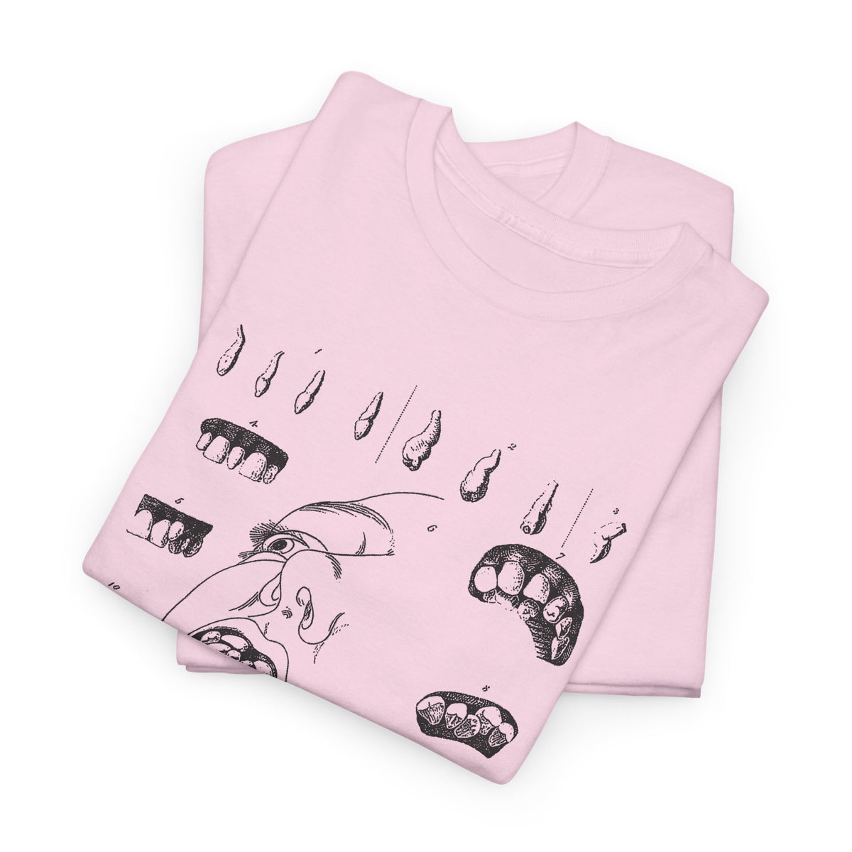 early 1800s disease of the human teeth dentistry illustration tshirt