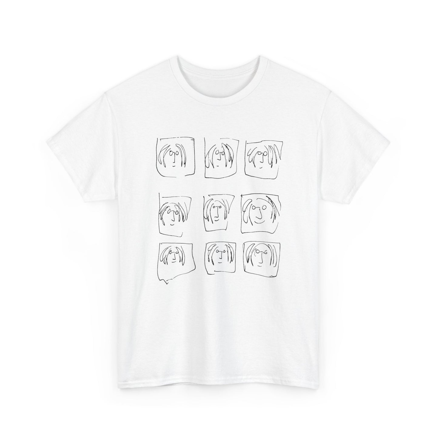 9 john lennons self portrait line drawings by john lennon whatmart edit tshirt