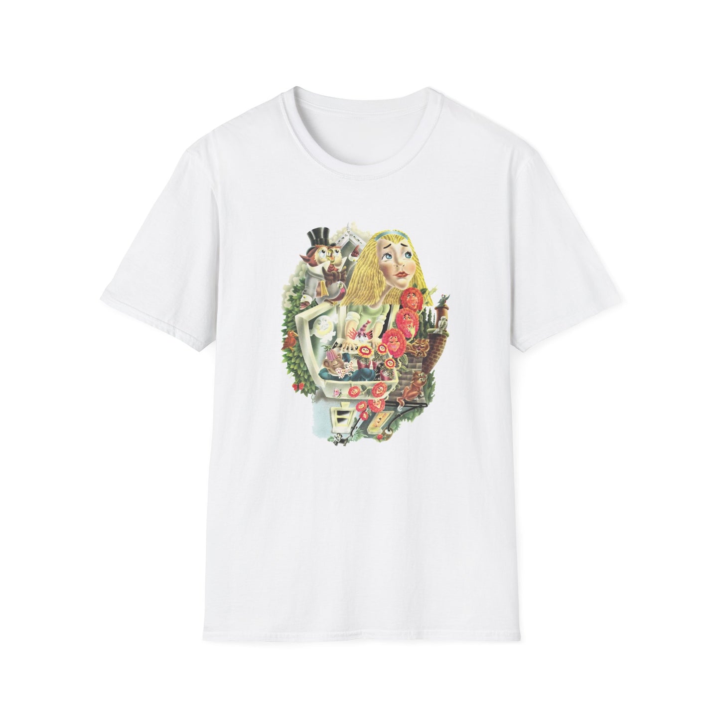 1970 illustration ann in the moon by alan aldridge tshirt