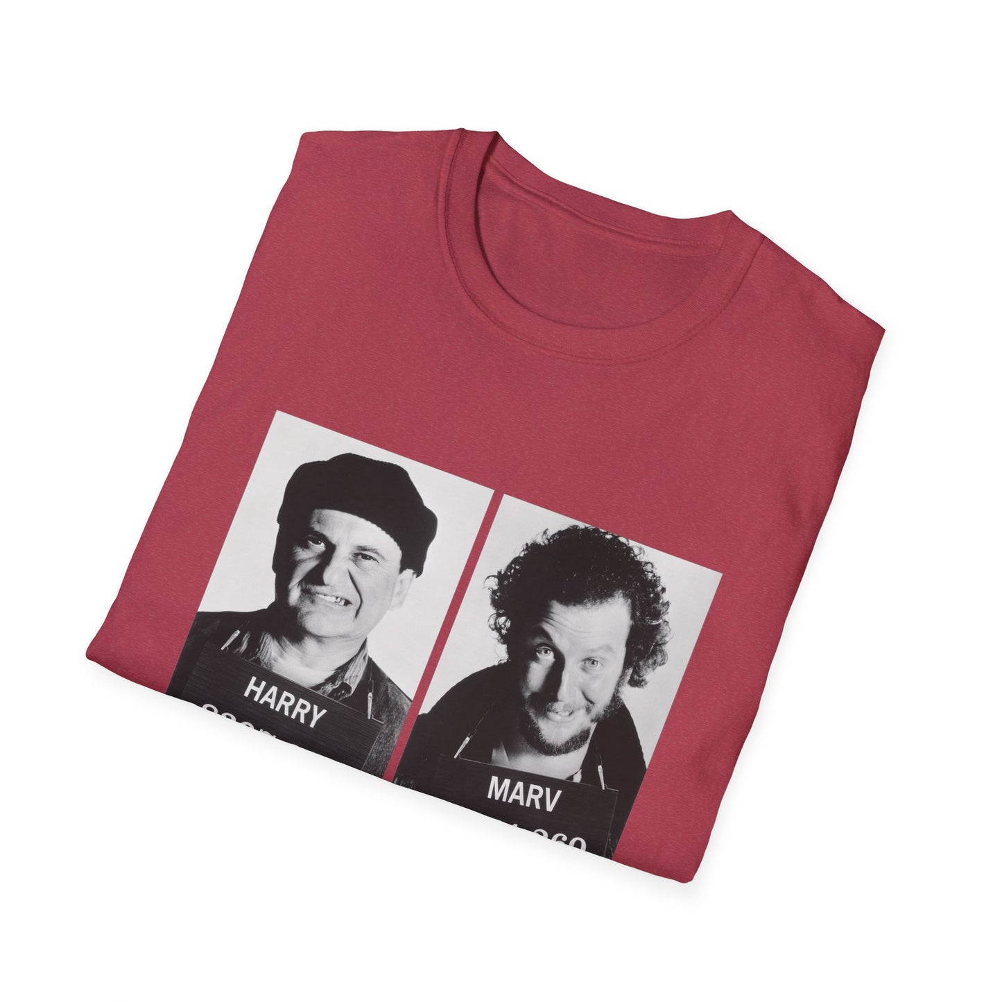 harry and marv mugshot christmas tshirt