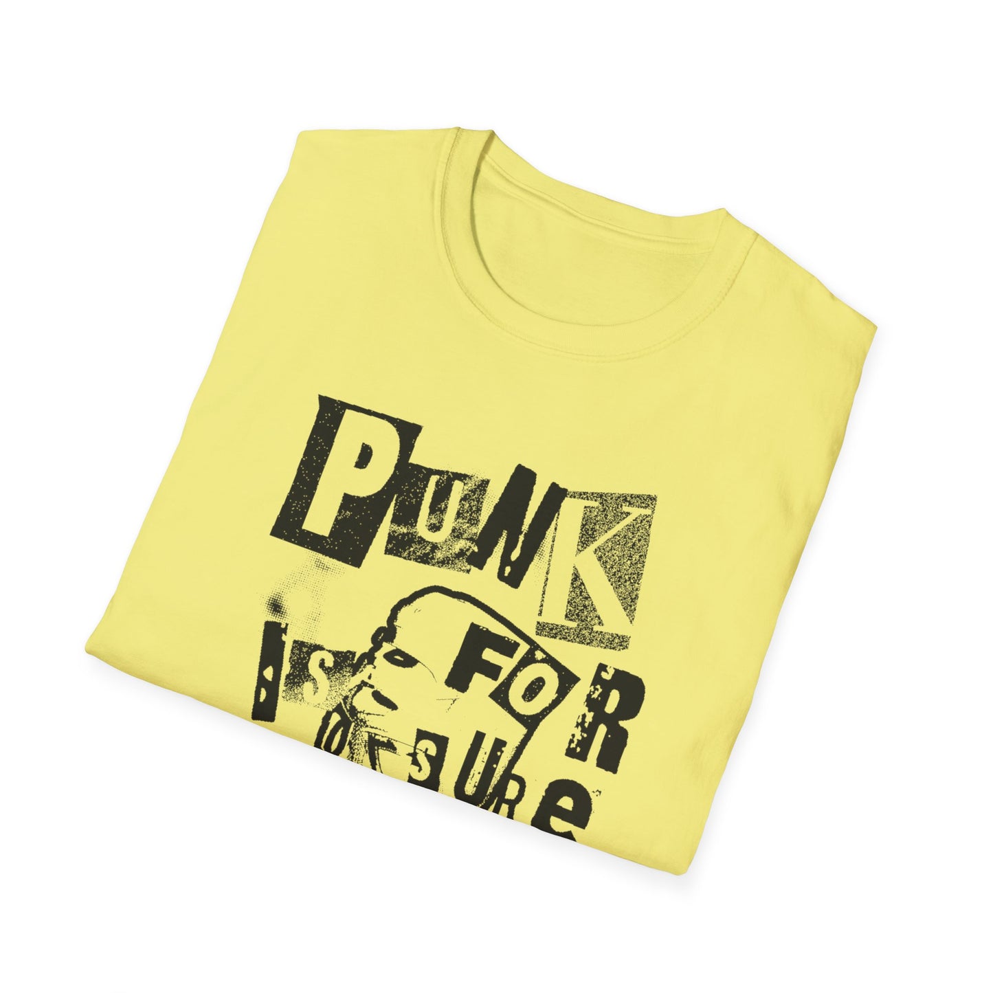 punk is for sure dead spray spaint style tshirt