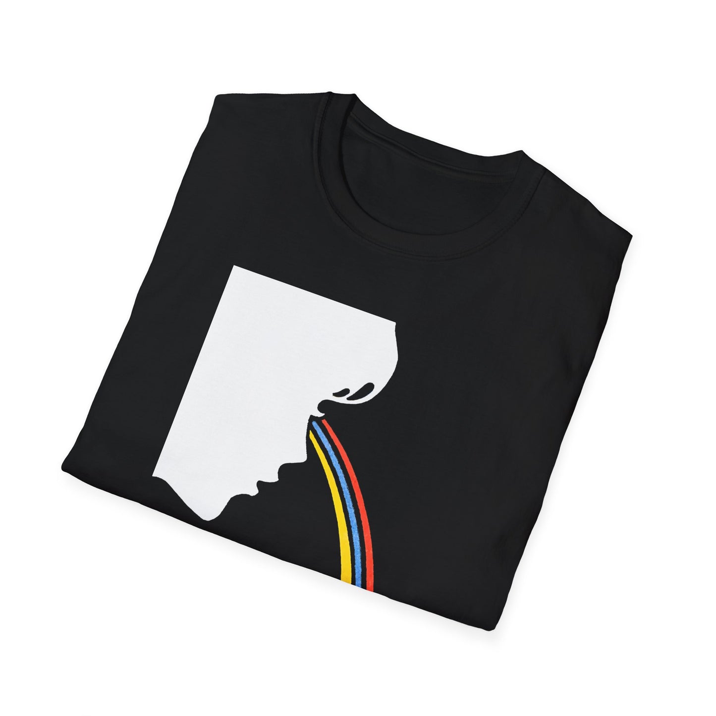 rainbow eyeball graphic tshirt