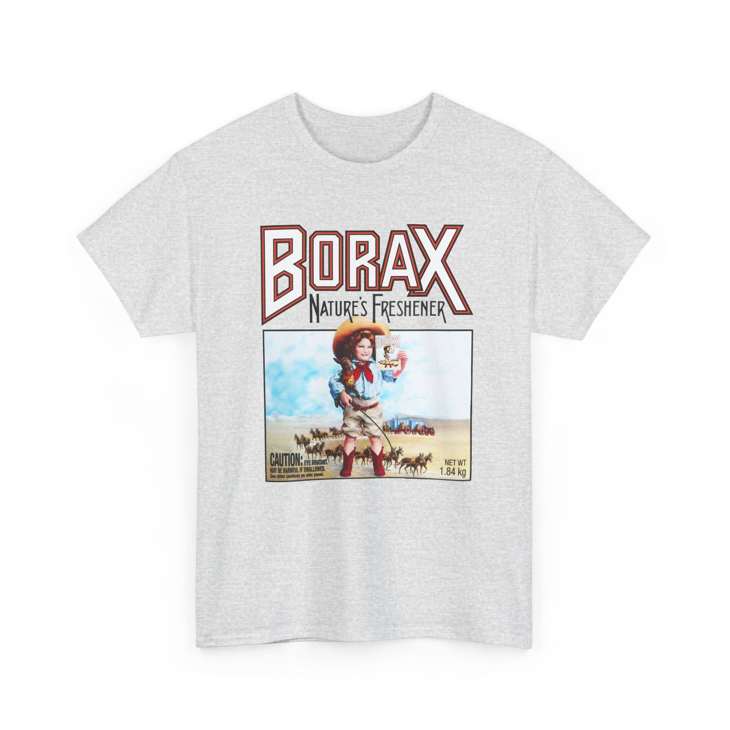 borax nature''s freshener 20 mule team detergent classic logo tshirt