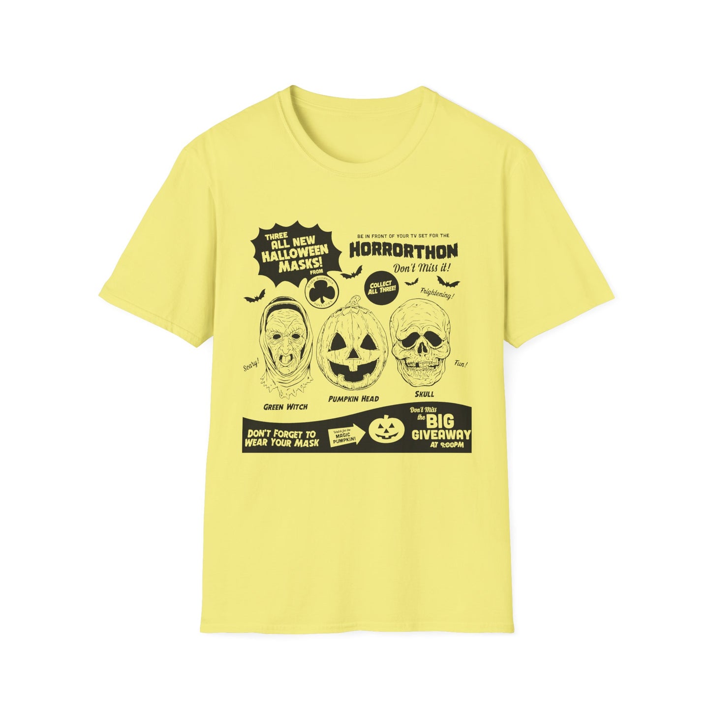 halloween 3 tv guide ad graphic 2 in black tshirt