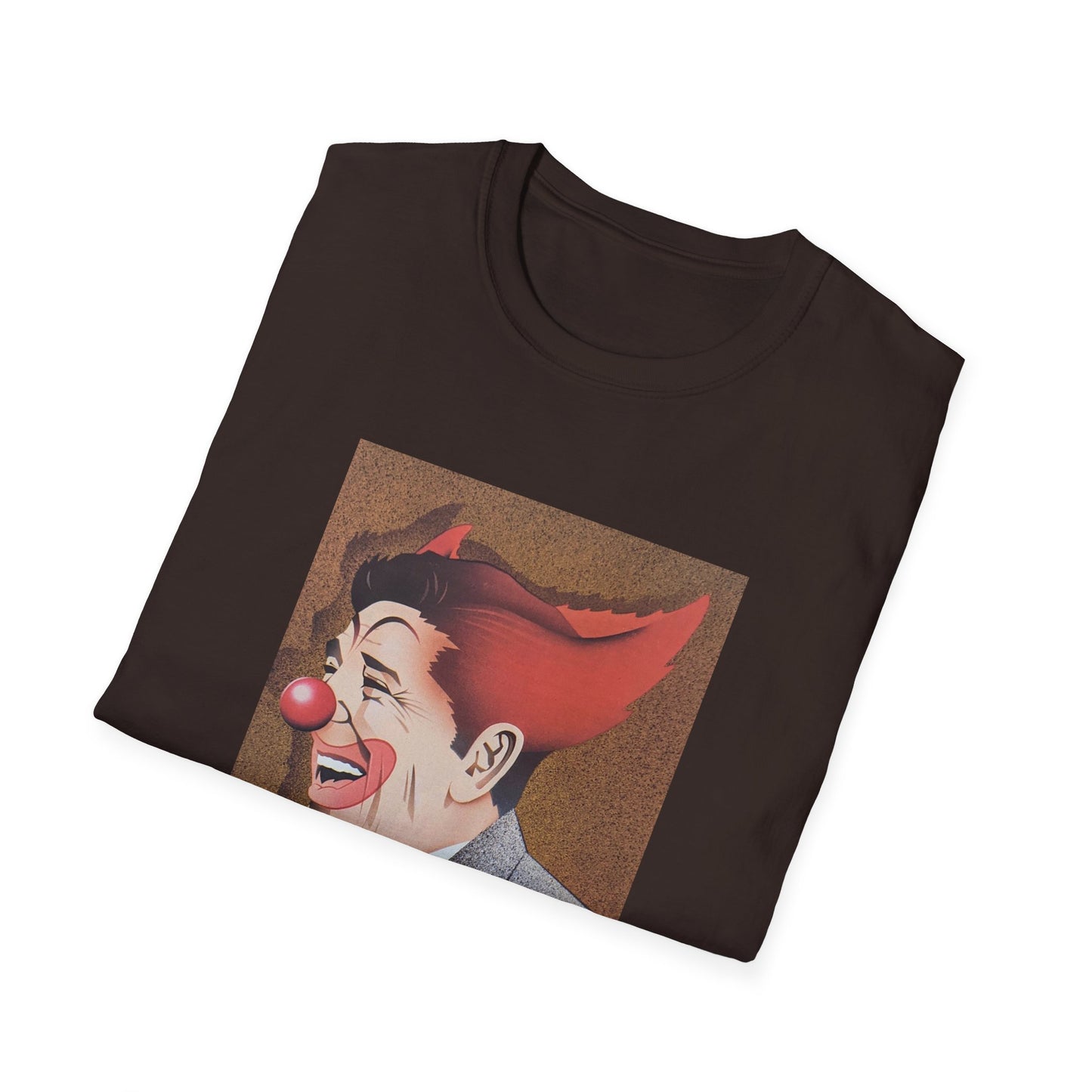 ronald reagan 40th us president clown tshirt