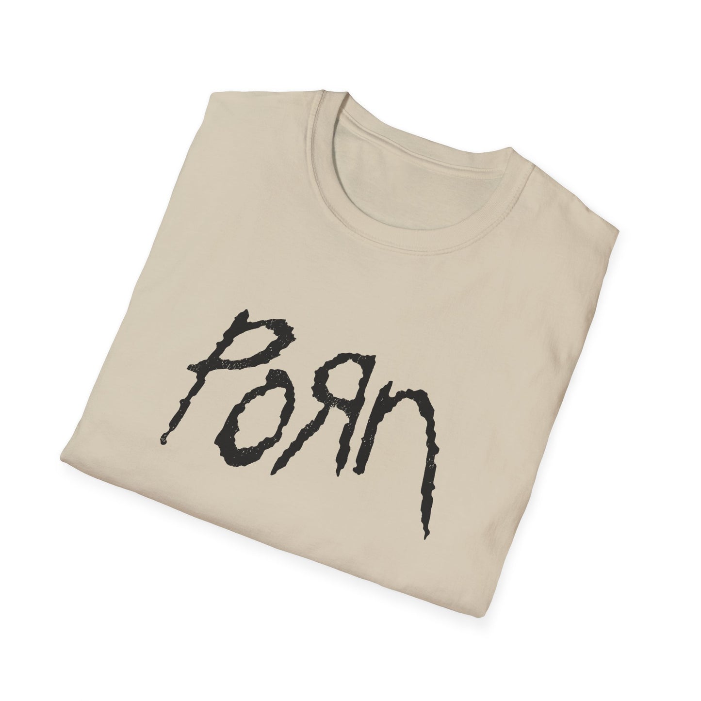 porn in the korn font tshirt 2