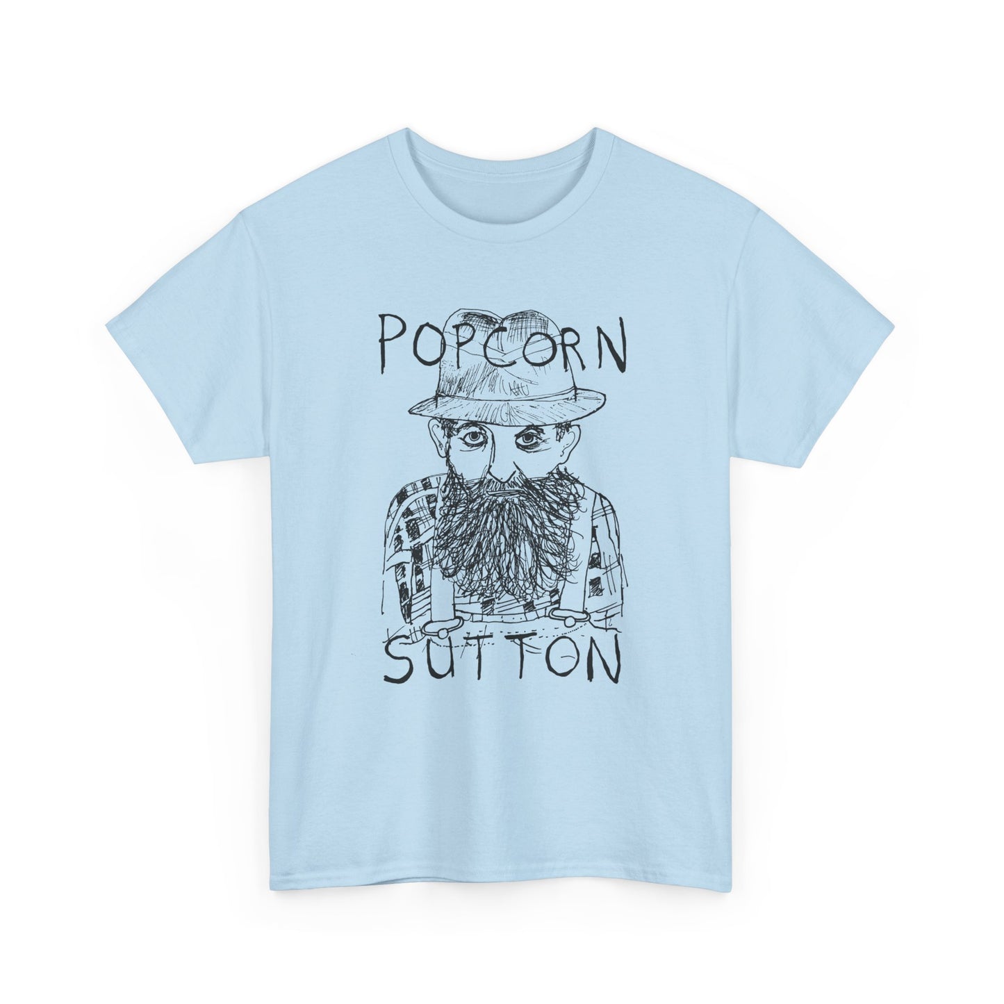 original drawing popcorn sutton fan art tshirt