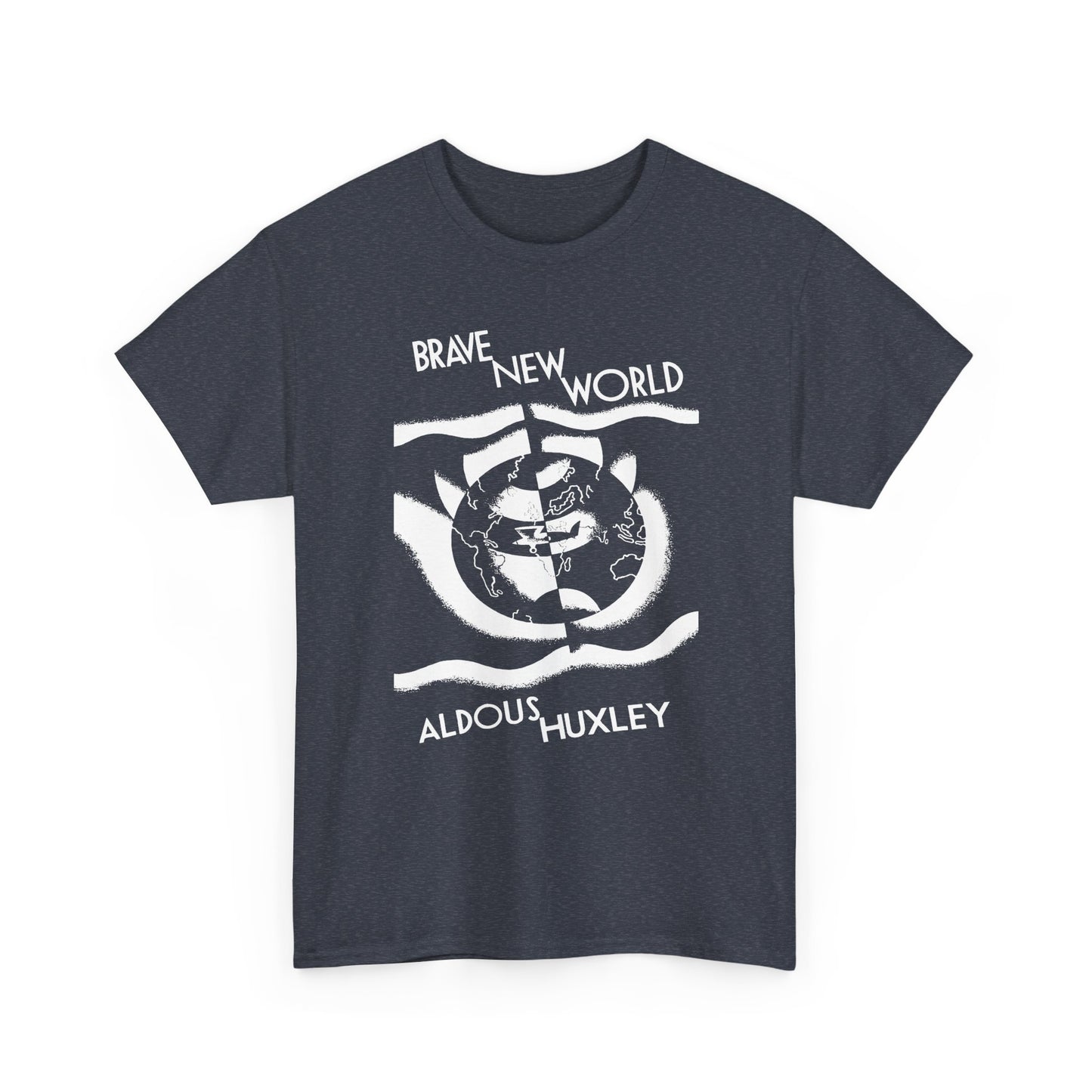 brave new world aldous huxley book cover jacket tshirt