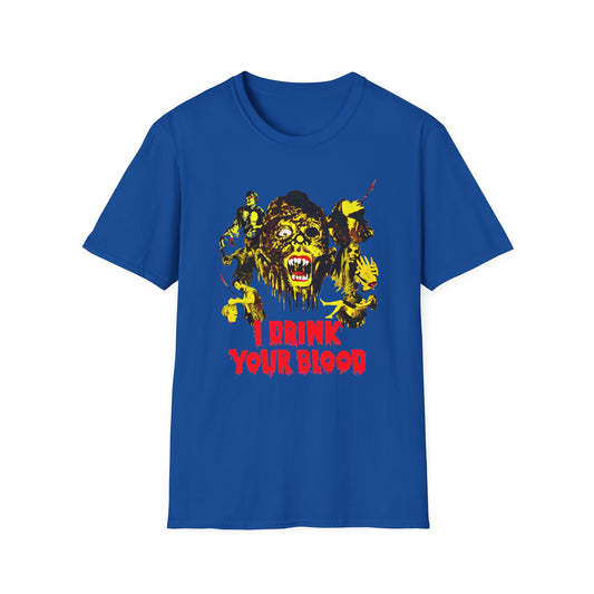 i drink your blood 1970 movie tshirt