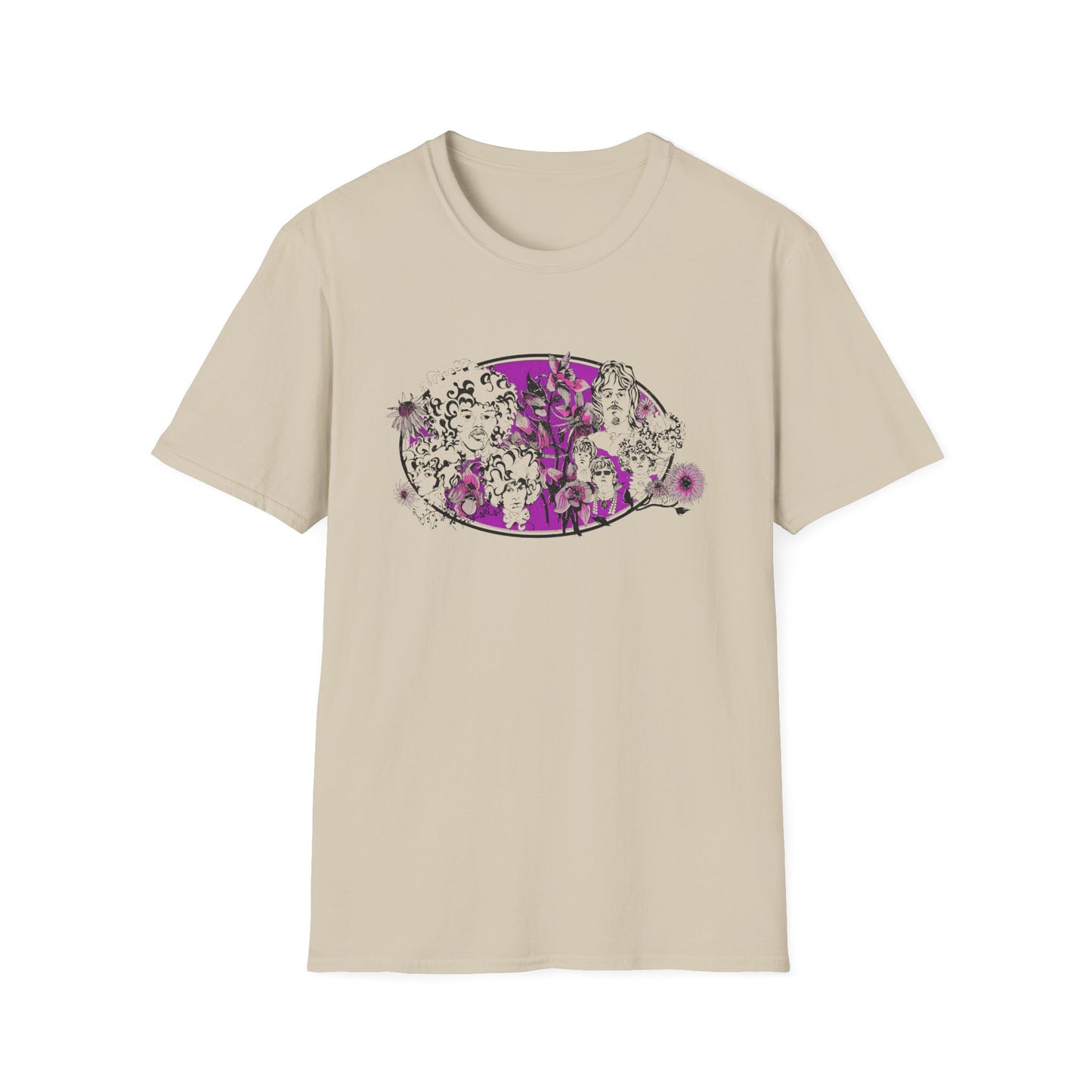 1967 uk tour poster for jimi hendrix, pink floyd, and the move tshirt