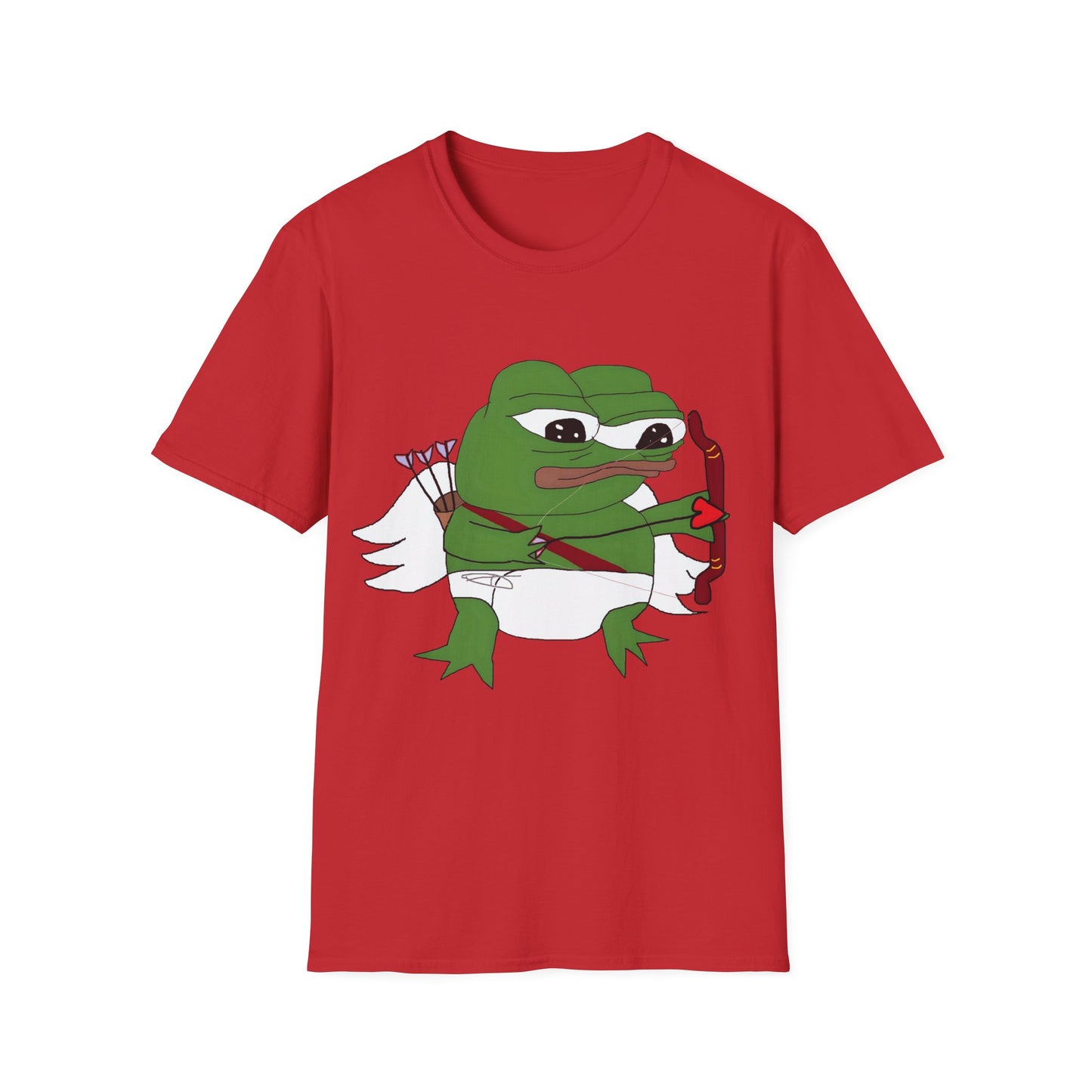 cupid pepe valentine's day tshirt