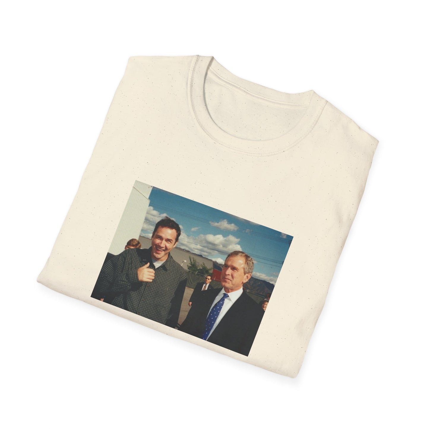 norm macdonald and george bush jr. tshirt
