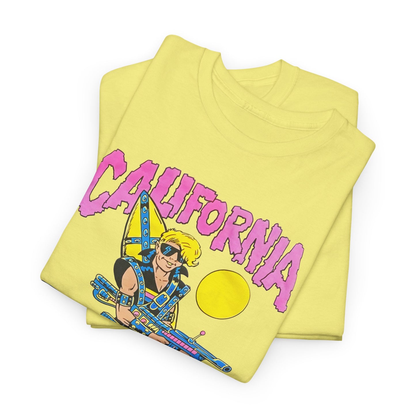 1980s california surf warrior edit tshirt