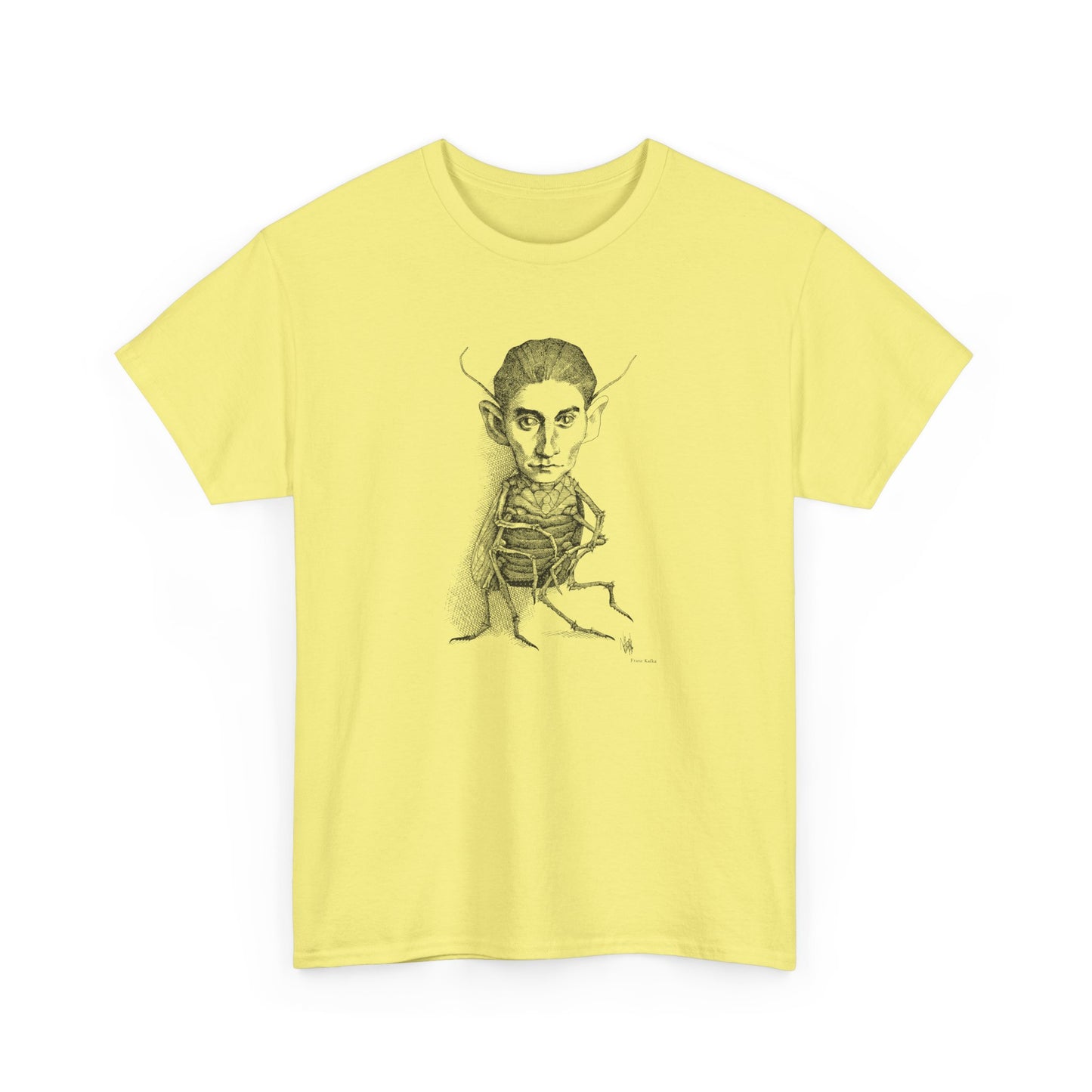 1970s drawing of franz kafka by rogelio naranjo tshirt