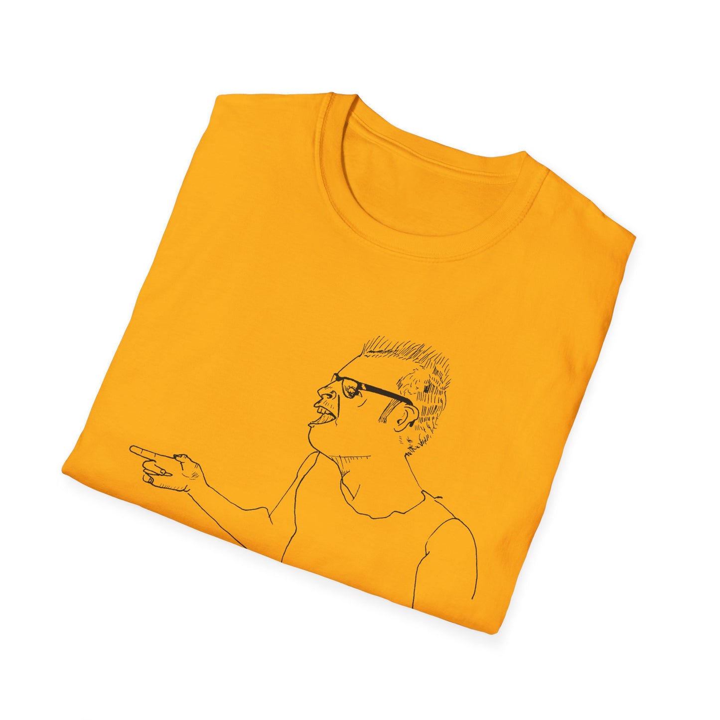 original drawing stick men with ray guns bobby soxx tshirt