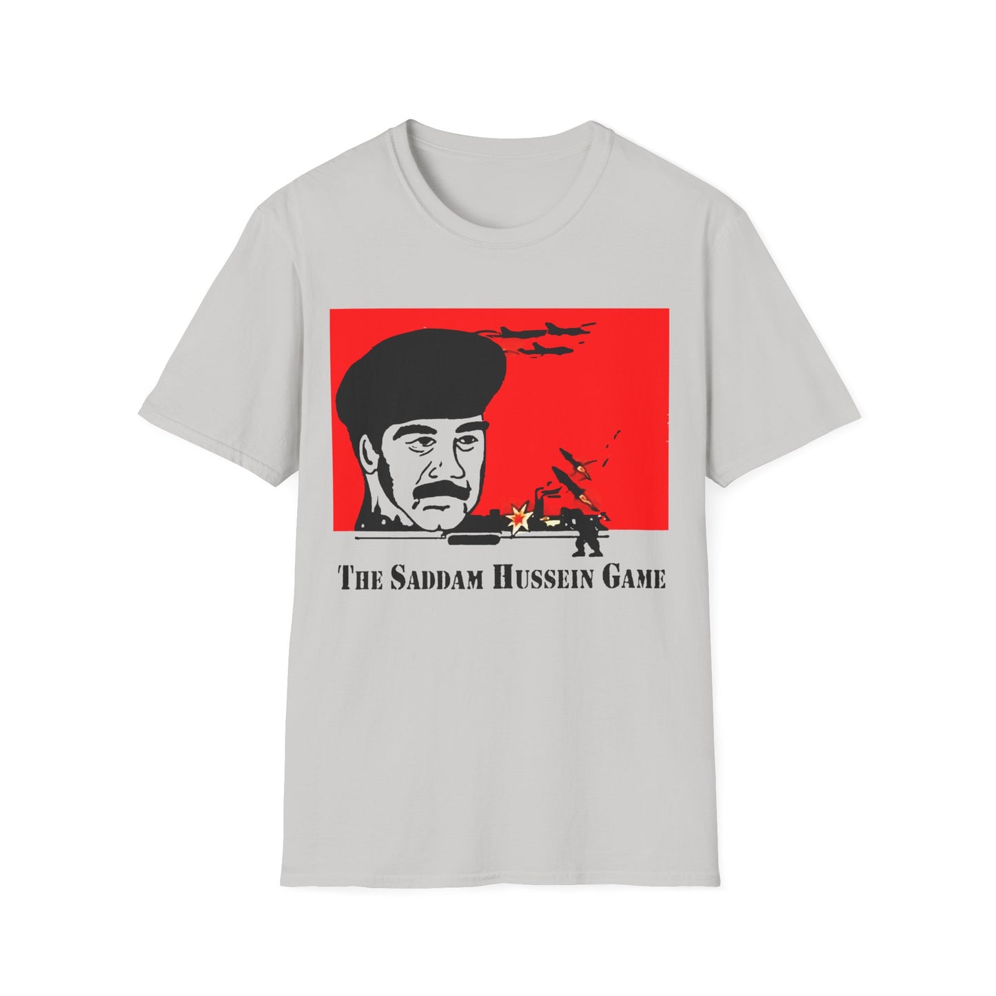 the sadam hussein game 1991 fan art tshirt