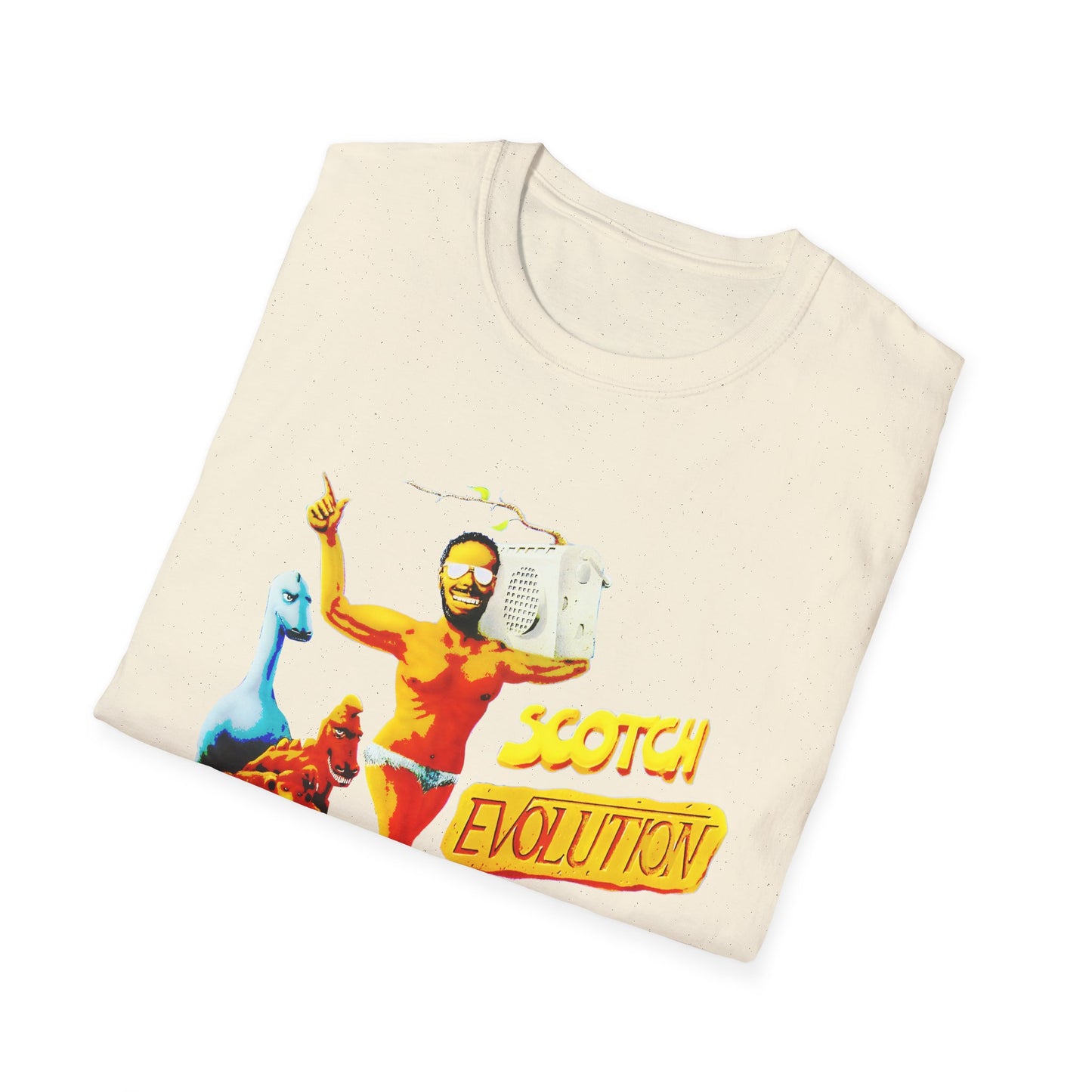 scotch evolution italo disco fan art tshirt