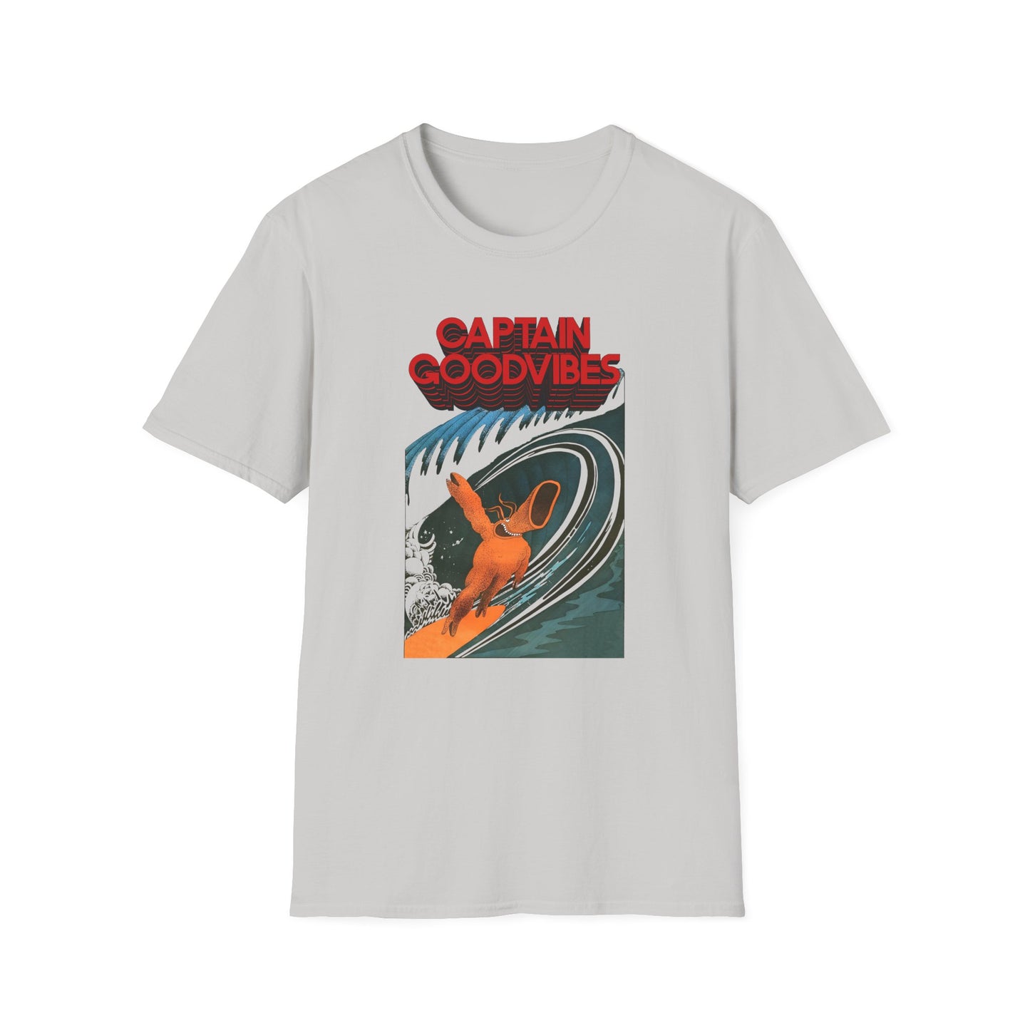 1975 underground australian surf comic illustration by tony edwards re colourized reproduction tshirt