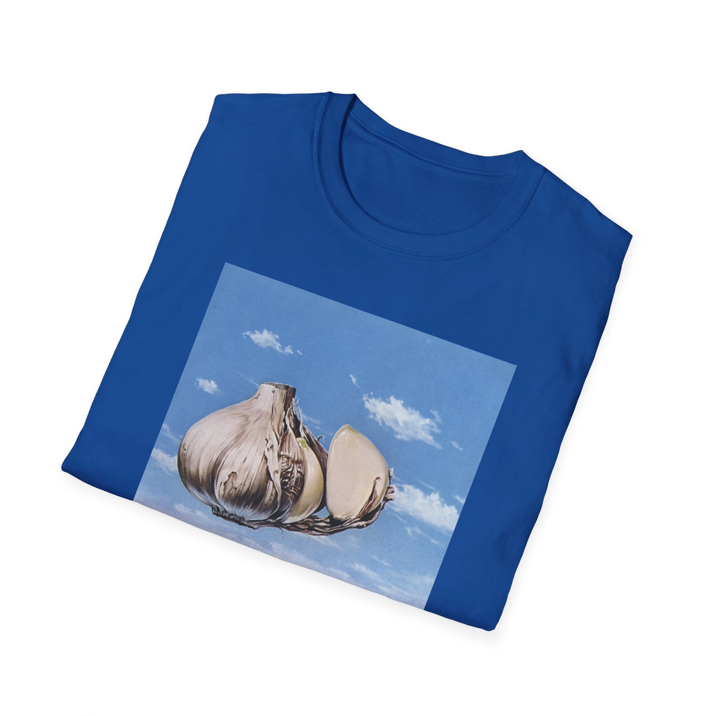 early 70s kazuo haba garlic painting tshirt