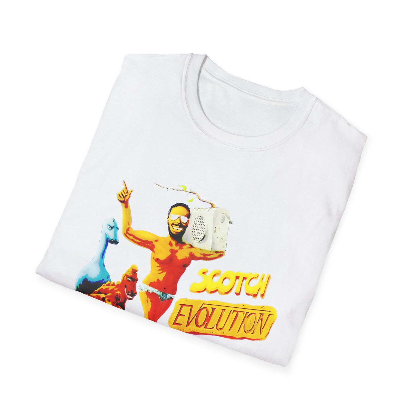 scotch evolution italo disco fan art tshirt
