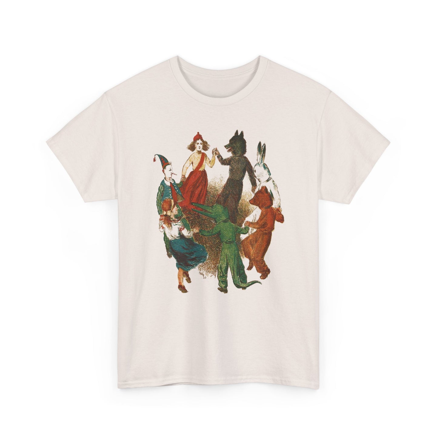 1930s children in costumes russian illustration reproduction tshirt