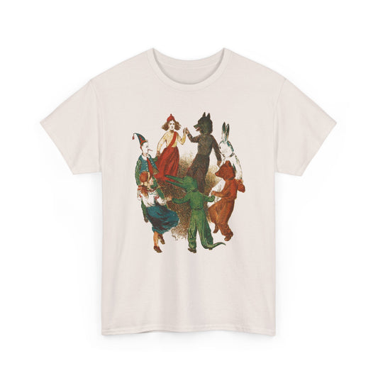 1930s children in costumes russian illustration reproduction tshirt