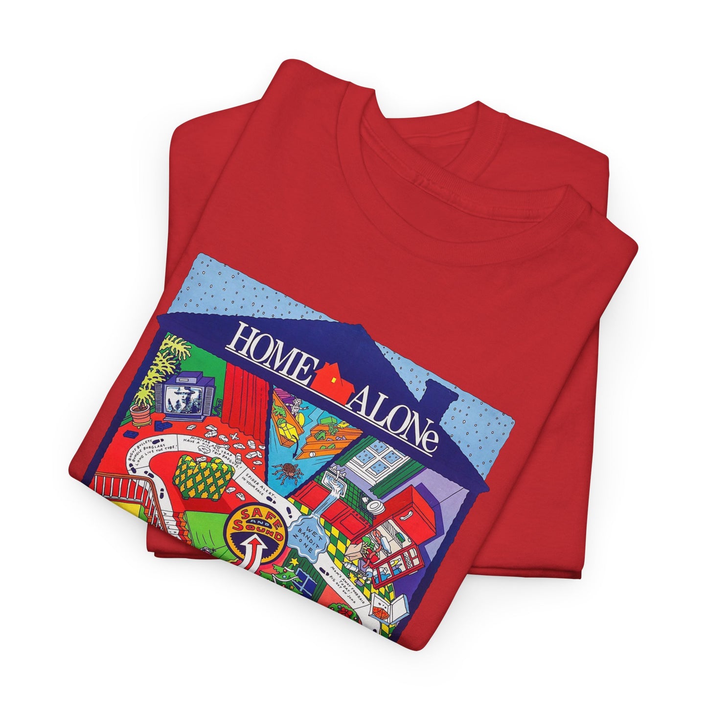 1990 home alone battle plan poster tshirt
